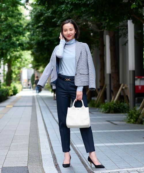 CARA O CRUZ / キャラ・オ・クルス テーラードジャケット | 【大人の定番】のびのびジャージのチェックのテーラードジャケット【MANTECO】 | 詳細7