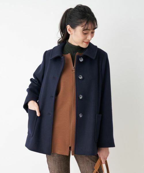 CARA O CRUZ / キャラ・オ・クルス その他アウター | コート【大津毛織】 | 詳細3