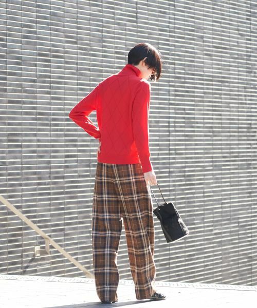 CARA O CRUZ / キャラ・オ・クルス その他パンツ | チェックパンツ【MANNELLI】 | 詳細11