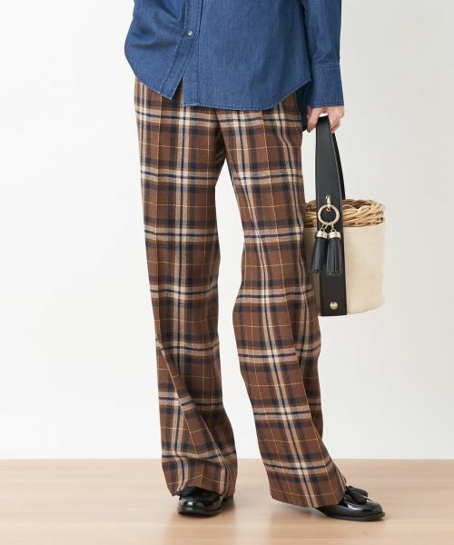 CARA O CRUZ / キャラ・オ・クルス その他パンツ | チェックパンツ【MANNELLI】 | 詳細12