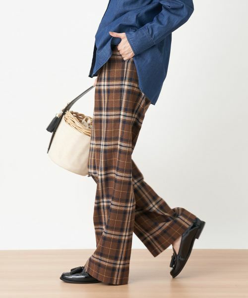 CARA O CRUZ / キャラ・オ・クルス その他パンツ | チェックパンツ【MANNELLI】 | 詳細13