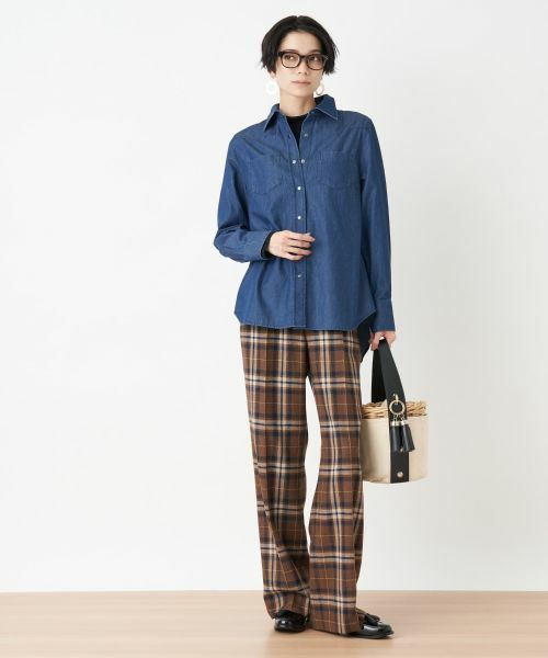 CARA O CRUZ / キャラ・オ・クルス その他パンツ | チェックパンツ【MANNELLI】 | 詳細15