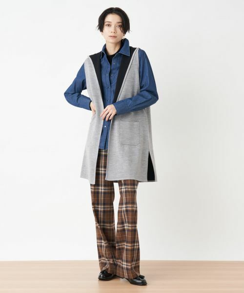 CARA O CRUZ / キャラ・オ・クルス その他パンツ | チェックパンツ【MANNELLI】 | 詳細19