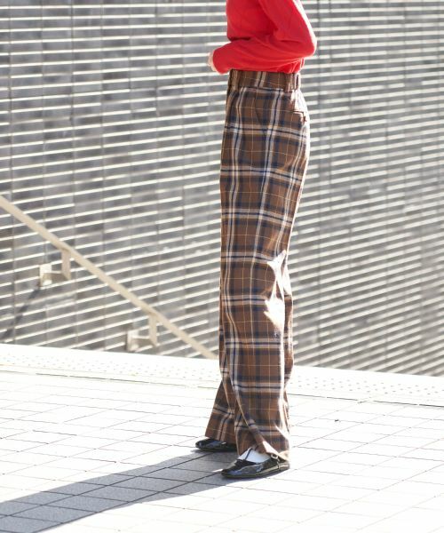 CARA O CRUZ / キャラ・オ・クルス その他パンツ | チェックパンツ【MANNELLI】 | 詳細2
