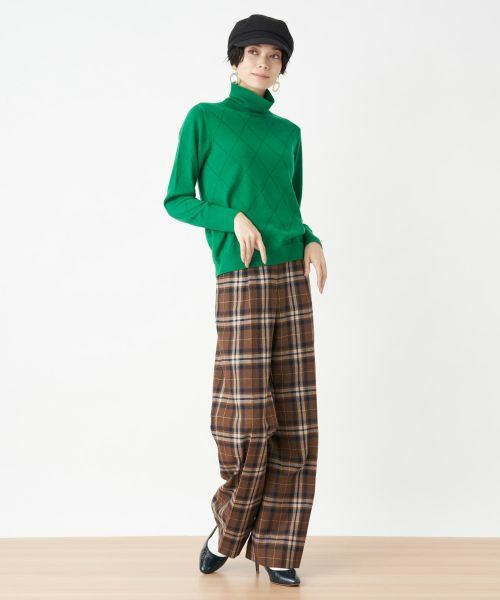 CARA O CRUZ / キャラ・オ・クルス その他パンツ | チェックパンツ【MANNELLI】 | 詳細21