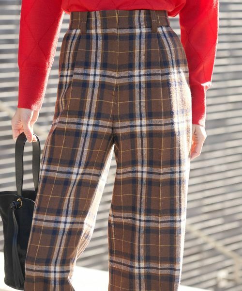 CARA O CRUZ / キャラ・オ・クルス その他パンツ | チェックパンツ【MANNELLI】 | 詳細27