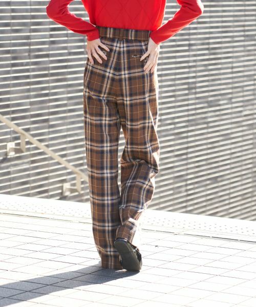 CARA O CRUZ / キャラ・オ・クルス その他パンツ | チェックパンツ【MANNELLI】 | 詳細3