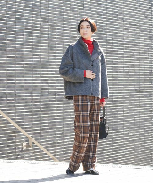 CARA O CRUZ / キャラ・オ・クルス その他パンツ | チェックパンツ【MANNELLI】 | 詳細4