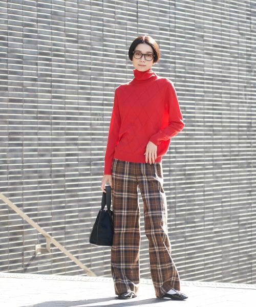 CARA O CRUZ / キャラ・オ・クルス その他パンツ | チェックパンツ【MANNELLI】 | 詳細8