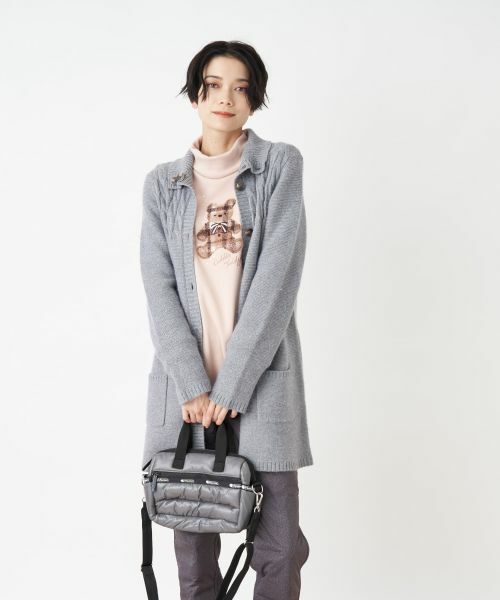 CARA O CRUZ / キャラ・オ・クルス カーディガン・ボレロ | ケーブル編み衿付きカーディガン | 詳細9