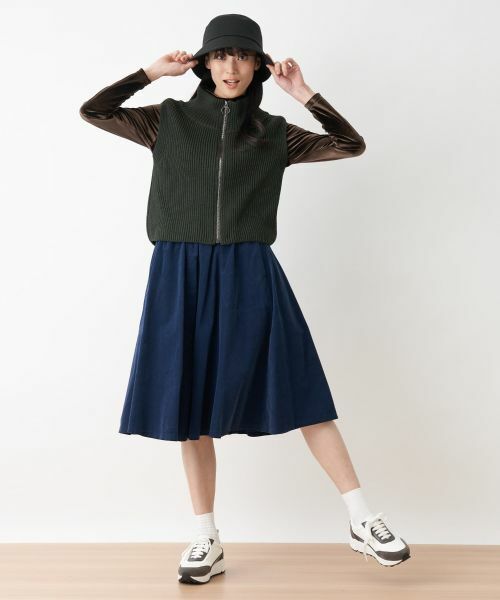 CARA O CRUZ / キャラ・オ・クルス ミニ・ひざ丈スカート | ギャザースカート | 詳細24