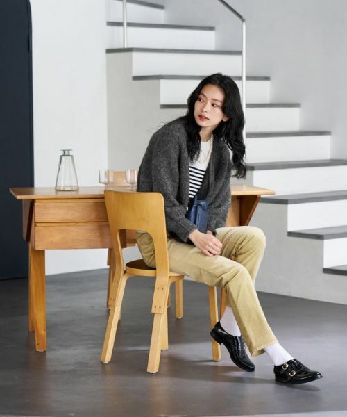 CARA O CRUZ / キャラ・オ・クルス デニムパンツ | 【楽ちん】洗える ウエストリブ コーデュロイのイージーパンツ | 詳細1