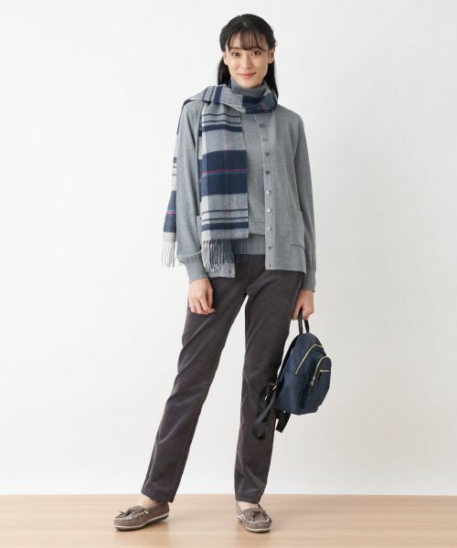 CARA O CRUZ / キャラ・オ・クルス デニムパンツ | 【楽ちん】洗える ウエストリブ コーデュロイのイージーパンツ | 詳細22