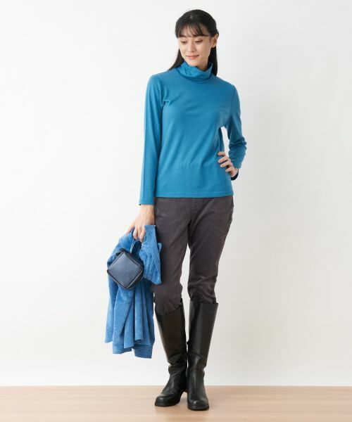 CARA O CRUZ / キャラ・オ・クルス デニムパンツ | 【楽ちん】洗える ウエストリブ コーデュロイのイージーパンツ | 詳細26