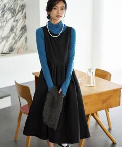 CARA O CRUZ / キャラ・オ・クルス ドレス | 【セレモニー】洗える ハイウエスト切替ワンピース