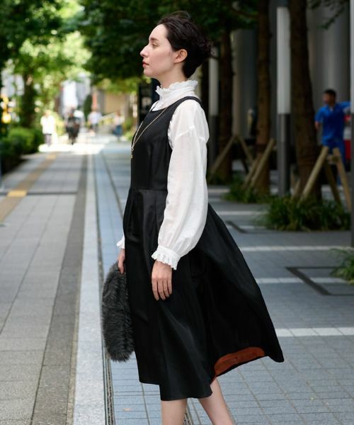 CARA O CRUZ / キャラ・オ・クルス ドレス | 【セレモニー】洗える ハイウエスト切替ワンピース | 詳細11