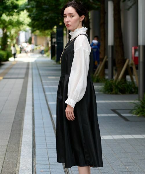 CARA O CRUZ / キャラ・オ・クルス ドレス | 【セレモニー】洗える ハイウエスト切替ワンピース | 詳細12