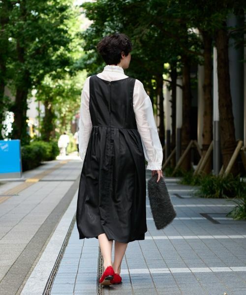 CARA O CRUZ / キャラ・オ・クルス ドレス | 【セレモニー】洗える ハイウエスト切替ワンピース | 詳細15