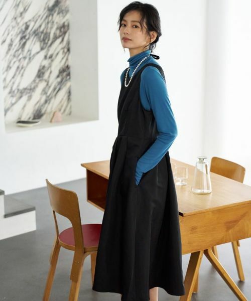 CARA O CRUZ / キャラ・オ・クルス ドレス | 【セレモニー】洗える ハイウエスト切替ワンピース | 詳細2