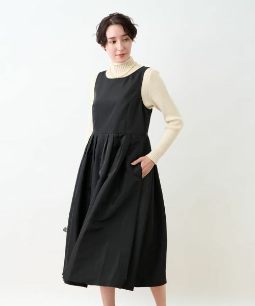 CARA O CRUZ / キャラ・オ・クルス ドレス | 【セレモニー】洗える ハイウエスト切替ワンピース | 詳細20