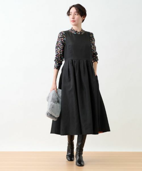 CARA O CRUZ / キャラ・オ・クルス ドレス | 【セレモニー】洗える ハイウエスト切替ワンピース | 詳細30