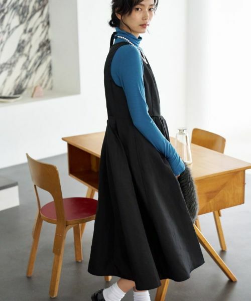 CARA O CRUZ / キャラ・オ・クルス ドレス | 【セレモニー】洗える ハイウエスト切替ワンピース | 詳細5