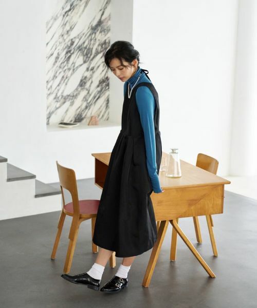 CARA O CRUZ / キャラ・オ・クルス ドレス | 【セレモニー】洗える ハイウエスト切替ワンピース | 詳細6