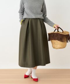 CARA O CRUZ / キャラ・オ・クルス ミニ・ひざ丈スカート | タックフレアスカート