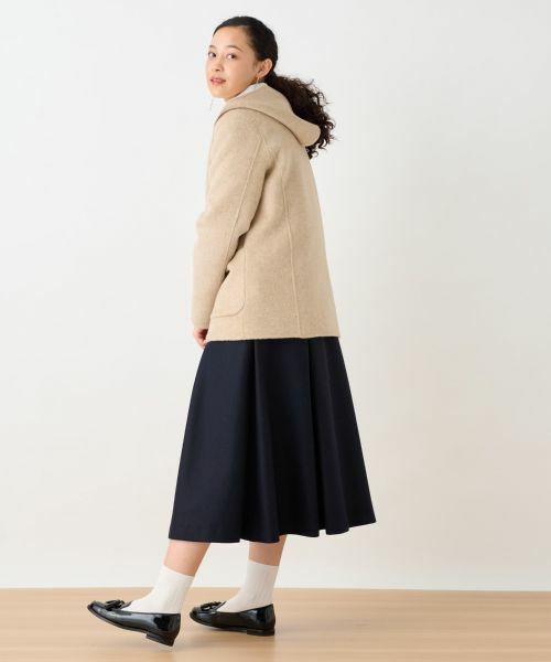 CARA O CRUZ / キャラ・オ・クルス ミニ・ひざ丈スカート | タックフレアスカート | 詳細13