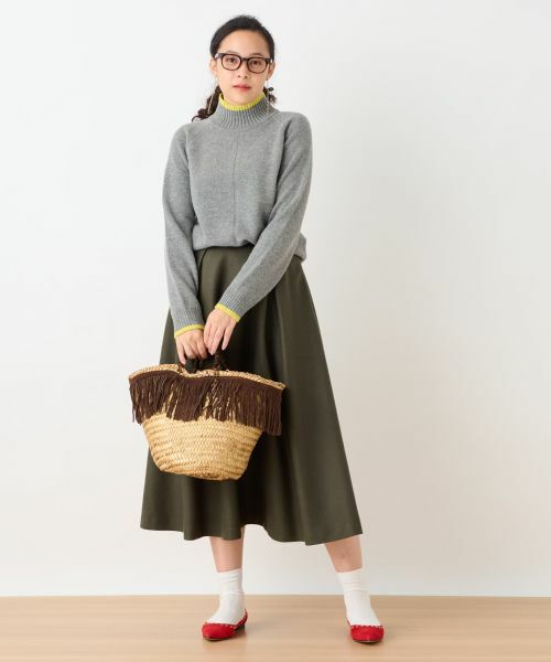 CARA O CRUZ / キャラ・オ・クルス ミニ・ひざ丈スカート | タックフレアスカート | 詳細23