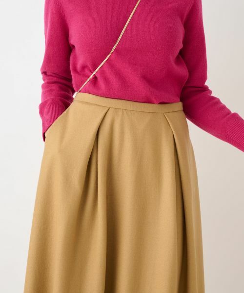 CARA O CRUZ / キャラ・オ・クルス ミニ・ひざ丈スカート | タックフレアスカート | 詳細27