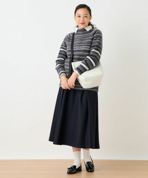 CARA O CRUZ / キャラ・オ・クルス ミニ・ひざ丈スカート | タックフレアスカート | 詳細8