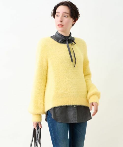 CARA O CRUZ / キャラ・オ・クルス ニット・セーター | ふわふわシャギーニット | 詳細20