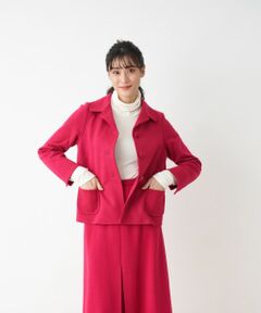 CARA O CRUZ / キャラ・オ・クルス テーラードジャケット | 【セレモニー】のびのびテーラードジャケット【おでかけ服】