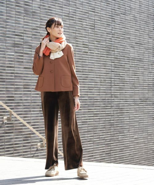 CARA O CRUZ / キャラ・オ・クルス テーラードジャケット | 【セレモニー】のびのびテーラードジャケット【おでかけ服】 | 詳細10