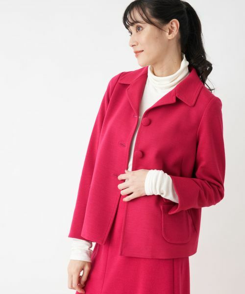 CARA O CRUZ / キャラ・オ・クルス テーラードジャケット | 【セレモニー】のびのびテーラードジャケット【おでかけ服】 | 詳細12