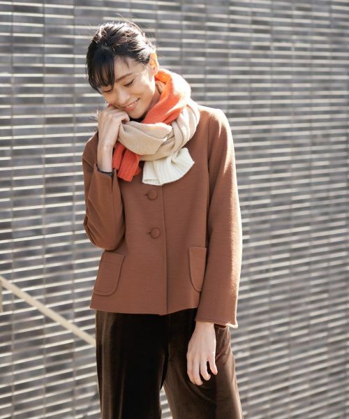 CARA O CRUZ / キャラ・オ・クルス テーラードジャケット | 【セレモニー】のびのびテーラードジャケット【おでかけ服】 | 詳細7