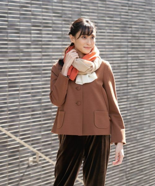 CARA O CRUZ / キャラ・オ・クルス テーラードジャケット | 【セレモニー】のびのびテーラードジャケット【おでかけ服】 | 詳細8