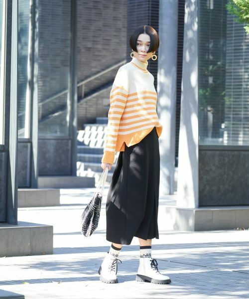 CARA O CRUZ / キャラ・オ・クルス ミニ・ひざ丈スカート | 【セレモニー】ウエスト伸縮のびのびタイトスカート【おでかけ服】 | 詳細13