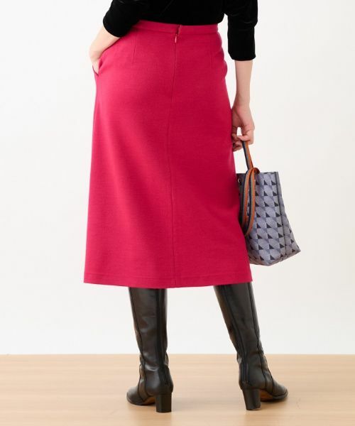 CARA O CRUZ / キャラ・オ・クルス ミニ・ひざ丈スカート | 【セレモニー】ウエスト伸縮のびのびタイトスカート【おでかけ服】 | 詳細22