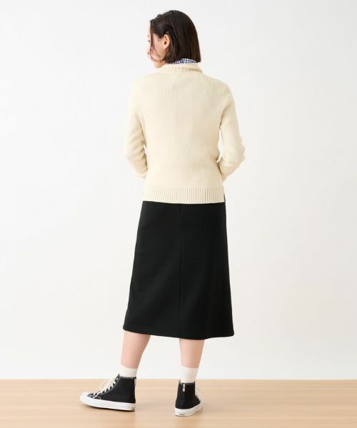 CARA O CRUZ / キャラ・オ・クルス ミニ・ひざ丈スカート | 【セレモニー】ウエスト伸縮のびのびタイトスカート【おでかけ服】 | 詳細28