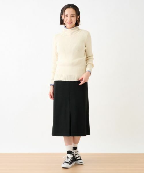 CARA O CRUZ / キャラ・オ・クルス ミニ・ひざ丈スカート | 【セレモニー】ウエスト伸縮のびのびタイトスカート【おでかけ服】 | 詳細29