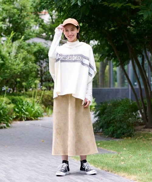 CARA O CRUZ / キャラ・オ・クルス ミニ・ひざ丈スカート | 洗える ウエスト伸縮のびのびコーデュロイのロングスカート | 詳細15