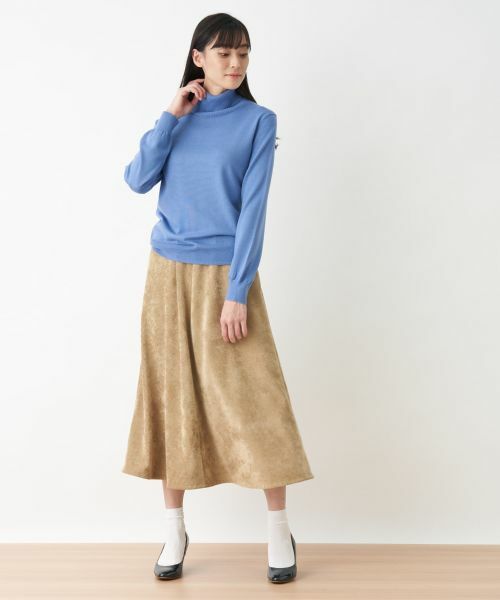 CARA O CRUZ / キャラ・オ・クルス ミニ・ひざ丈スカート | 洗える ウエスト伸縮のびのびコーデュロイのロングスカート | 詳細7