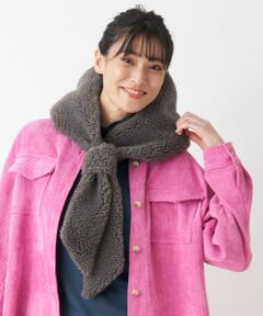 CARA O CRUZ / キャラ・オ・クルス マフラー・ショール・スヌード・ストール | 【今季トレンド】ボアフードウォーマー