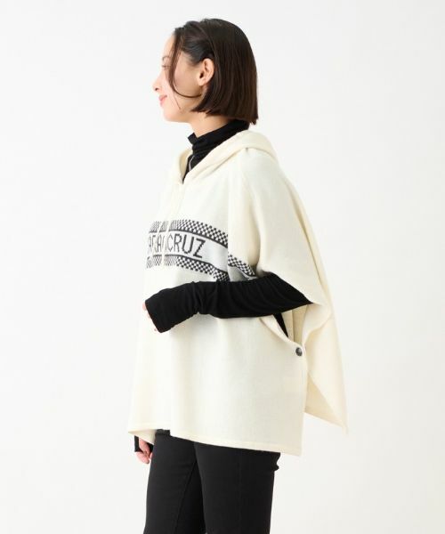 CARA O CRUZ / キャラ・オ・クルス その他アウター | 【秋旅】フーデットニットポンチョ | 詳細16