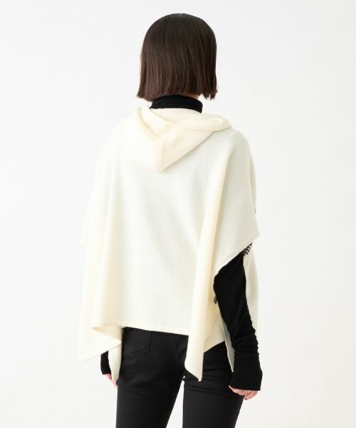 CARA O CRUZ / キャラ・オ・クルス その他アウター | 【秋旅】フーデットニットポンチョ | 詳細17