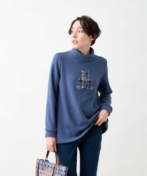 CARA O CRUZ / キャラ・オ・クルス カットソー | 【心惹かれる】洗える ベアトレーナー | 詳細18