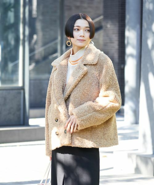 CARA O CRUZ / キャラ・オ・クルス その他アウター | 【トレンド】パイルコート | 詳細1