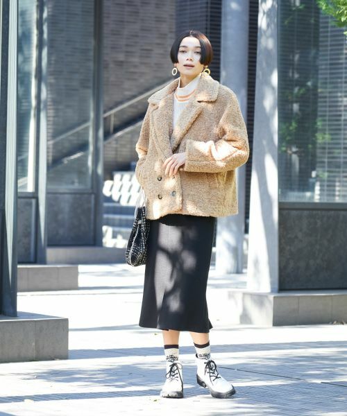 CARA O CRUZ / キャラ・オ・クルス その他アウター | 【トレンド】パイルコート | 詳細10